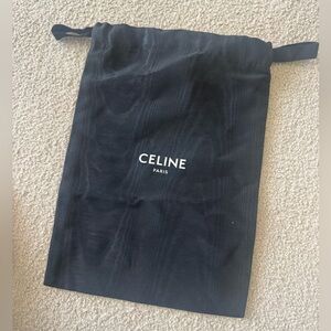 Celine Black Drawstring Bag